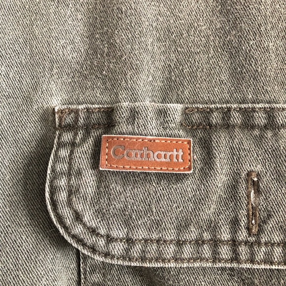 Vintage Carhartt 100% cotton Button up - Picture 3 of 5